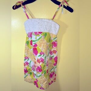 Lilly Pulitzer Girls Lilly Fields Sundress Size 7